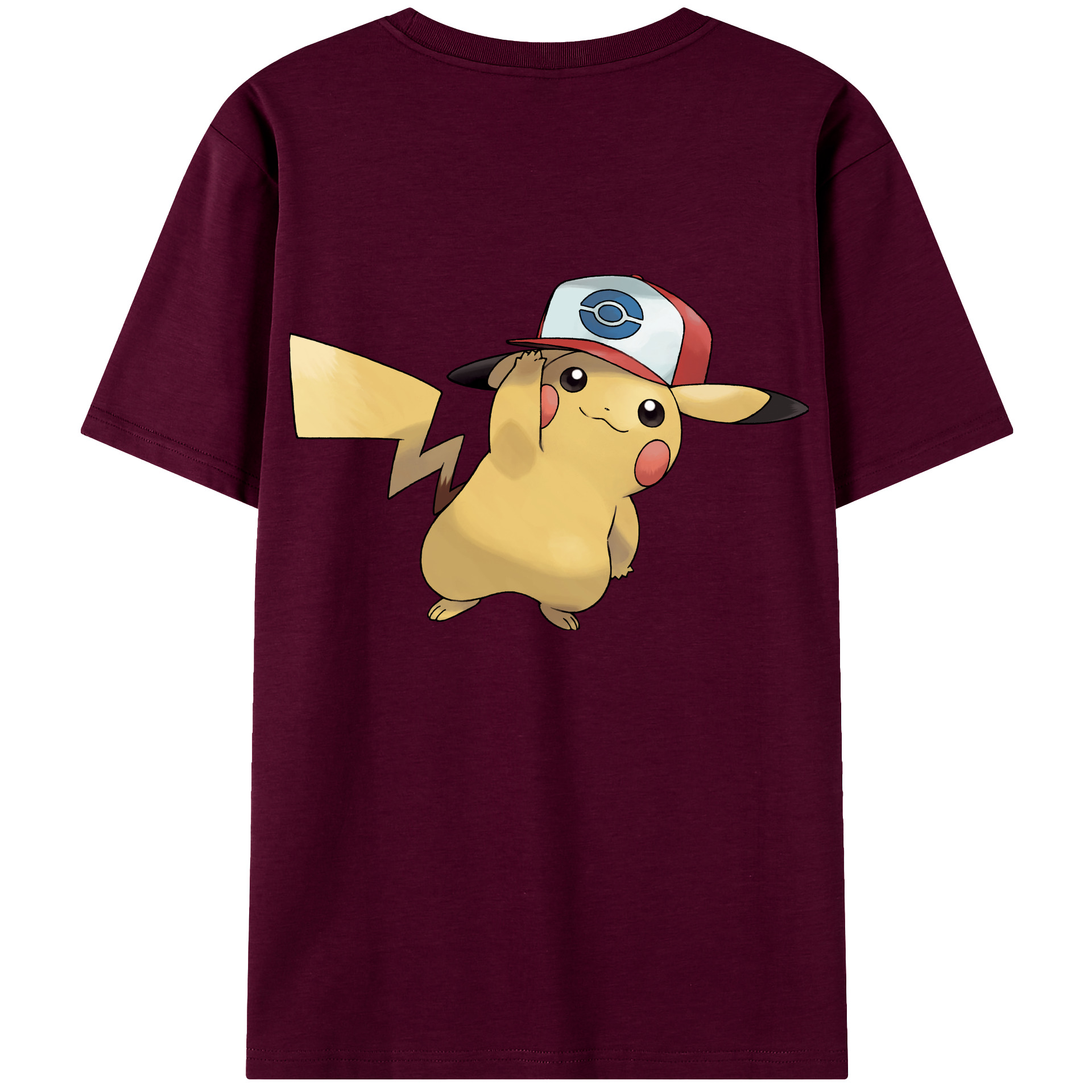 （画像用） ポケットモンスター Pokémon レディース半袖Tシャツ(バックプリント)